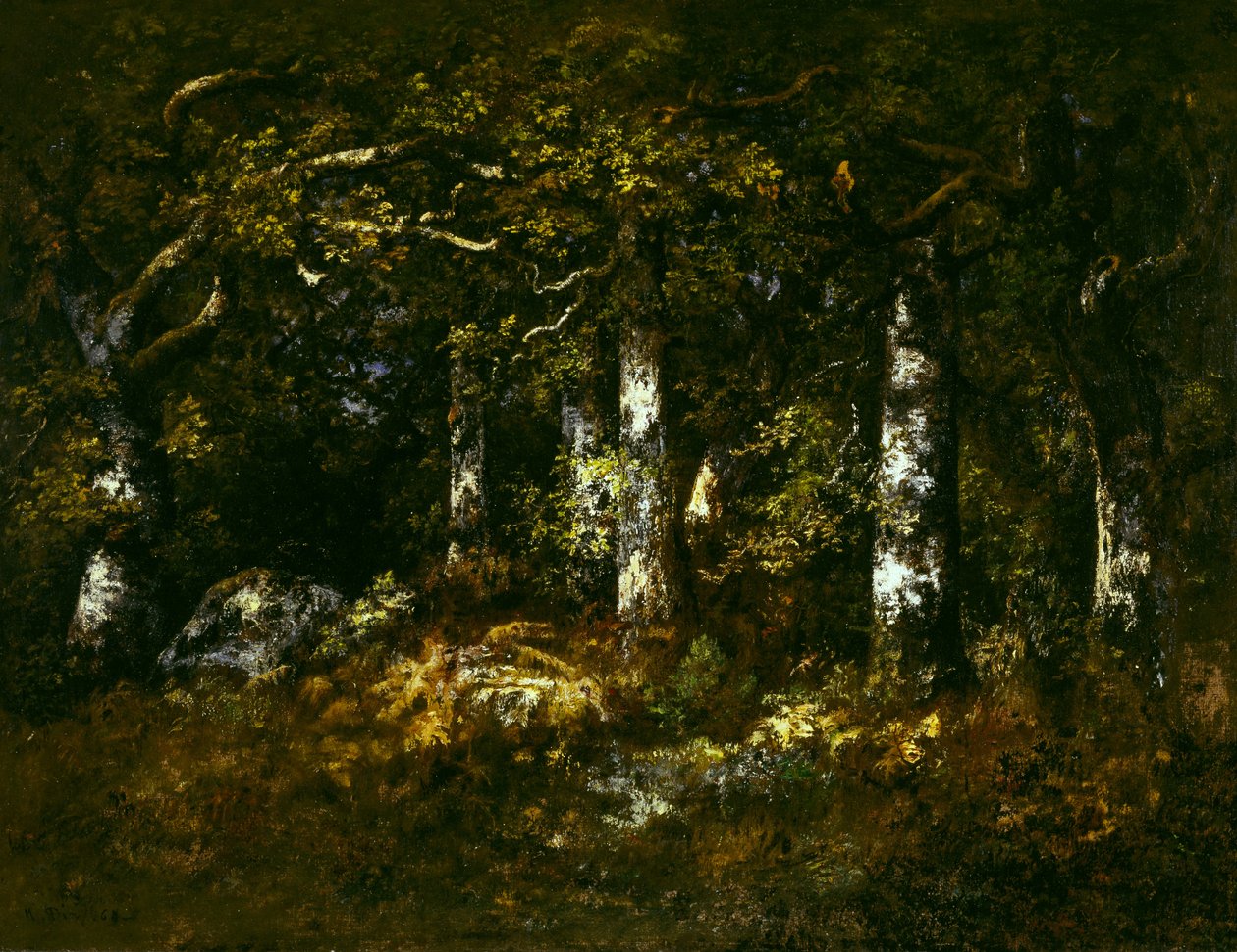 Forest of Fontainebleau, 1868 od Narcisse Virgile Diaz de la Peña