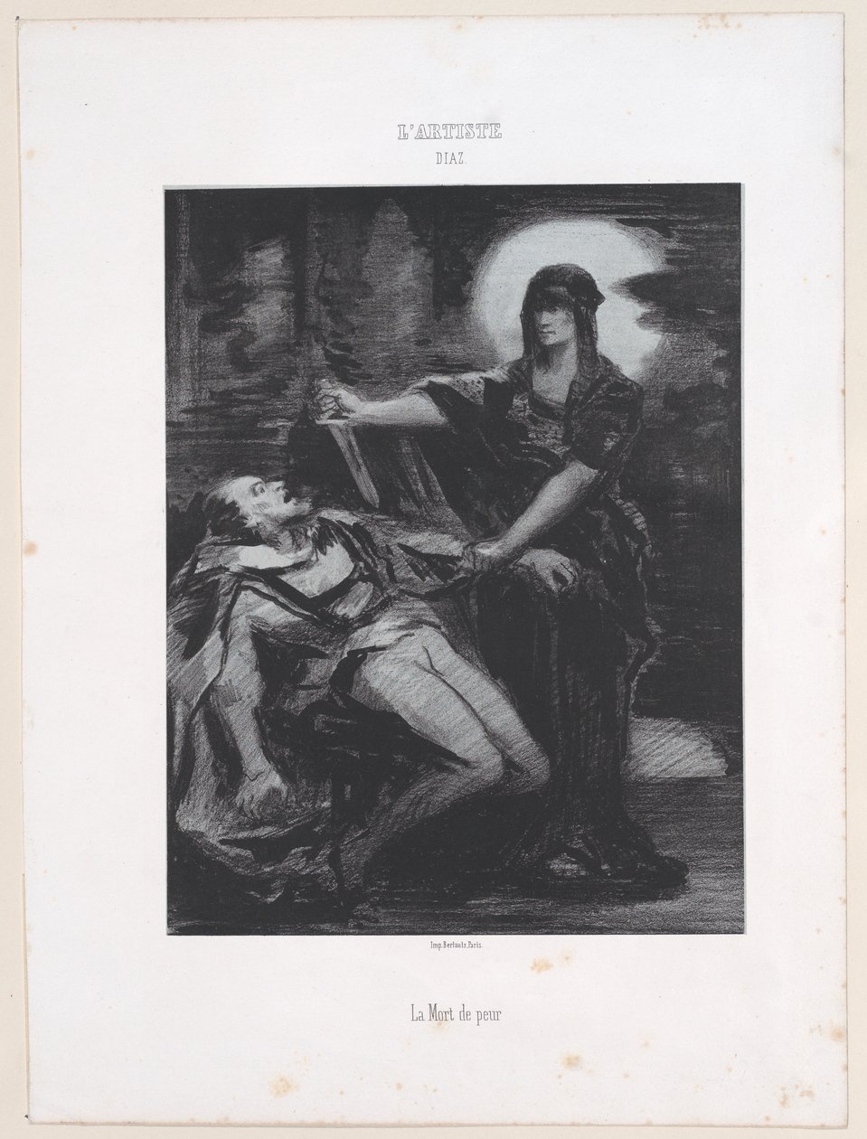 Smrt strachu, 1830-76., 1830-76. od Narcisse Virgile Diaz de la Peña