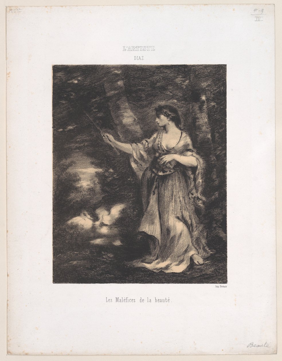 Kletby krásy, 1830-76., 1830-76. od Narcisse Virgile Diaz de la Peña