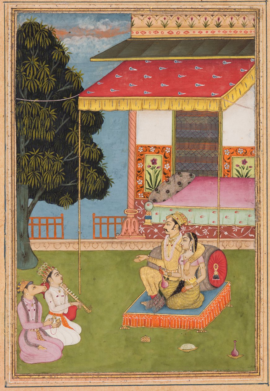 Shri Raga, z Ragamala (Garland of Melodies) od Nasiruddin