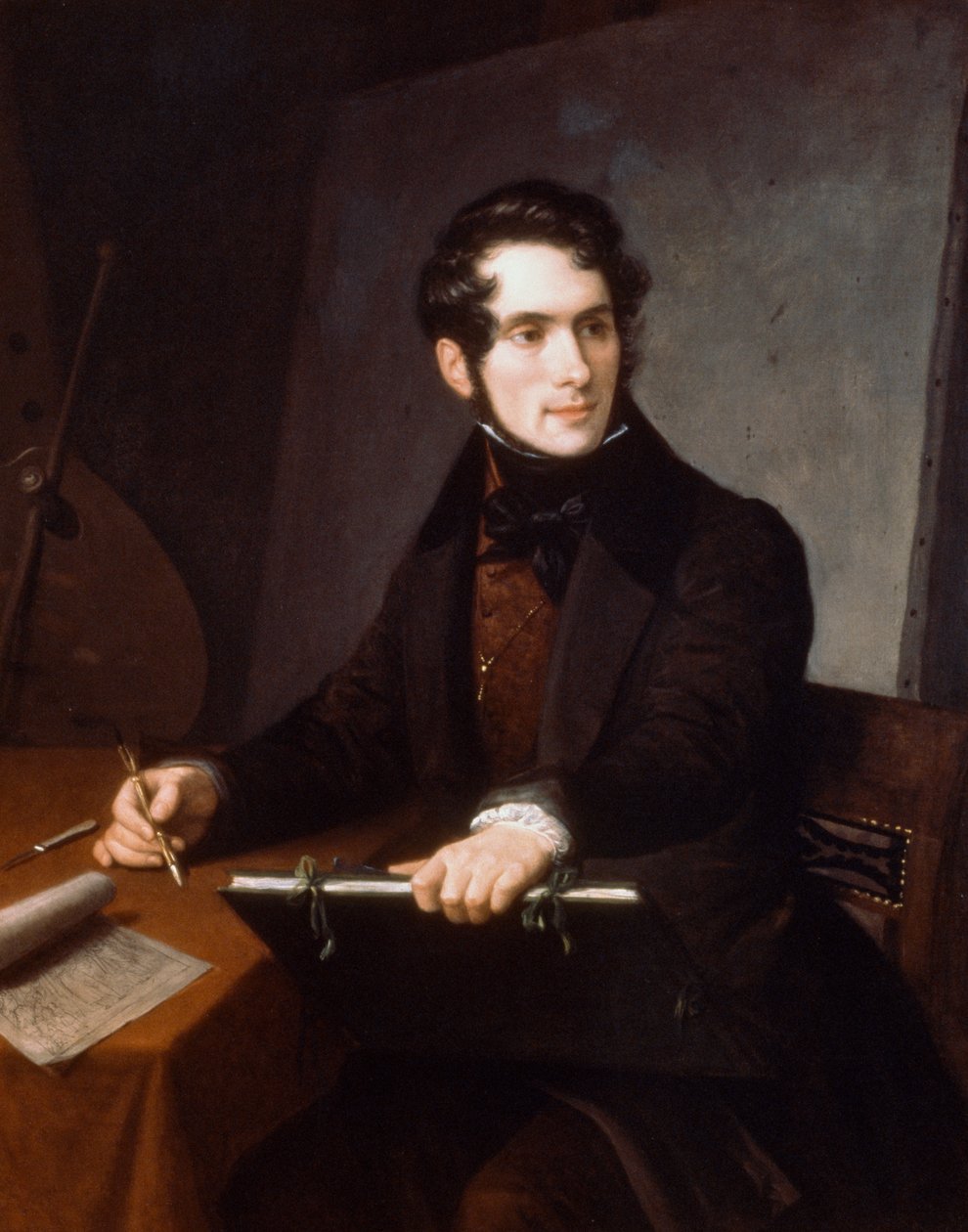 Portrét Felice Schiavoni, Natale Schiavoni (1777-1858) od Natale Schiavoni