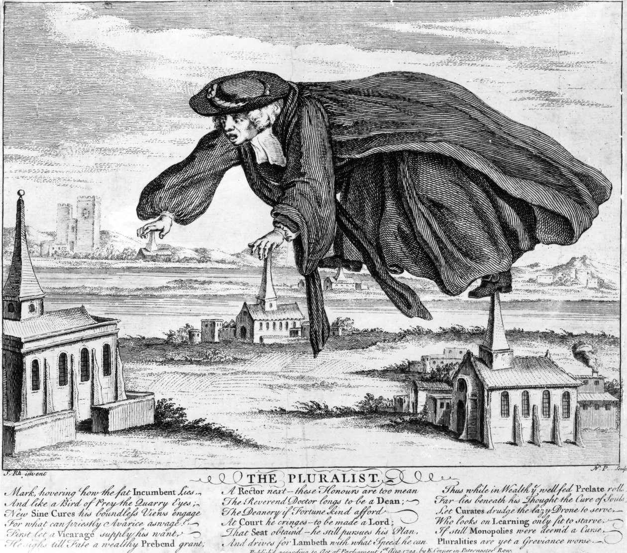 Pluralista, kolem roku 1744 od Nathaniel Parr