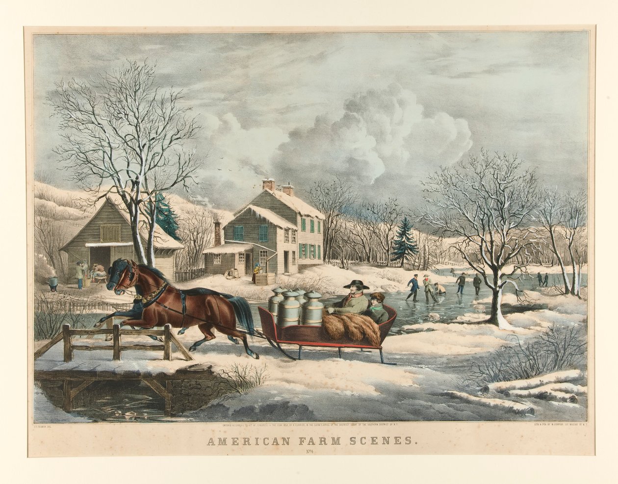 Americké farmářské scény./ č.4 od Nathaniel Currier
