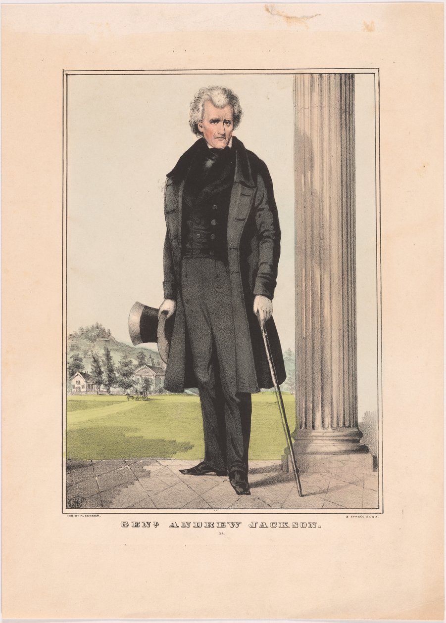 Andrew Jackson od Nathaniel Currier