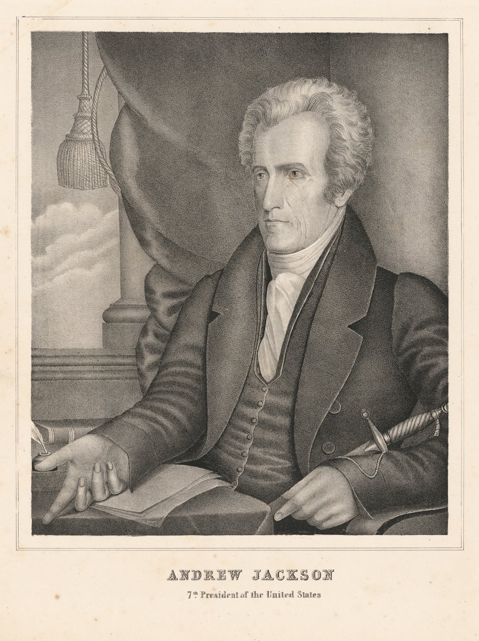 Andrew Jackson od Nathaniel Currier