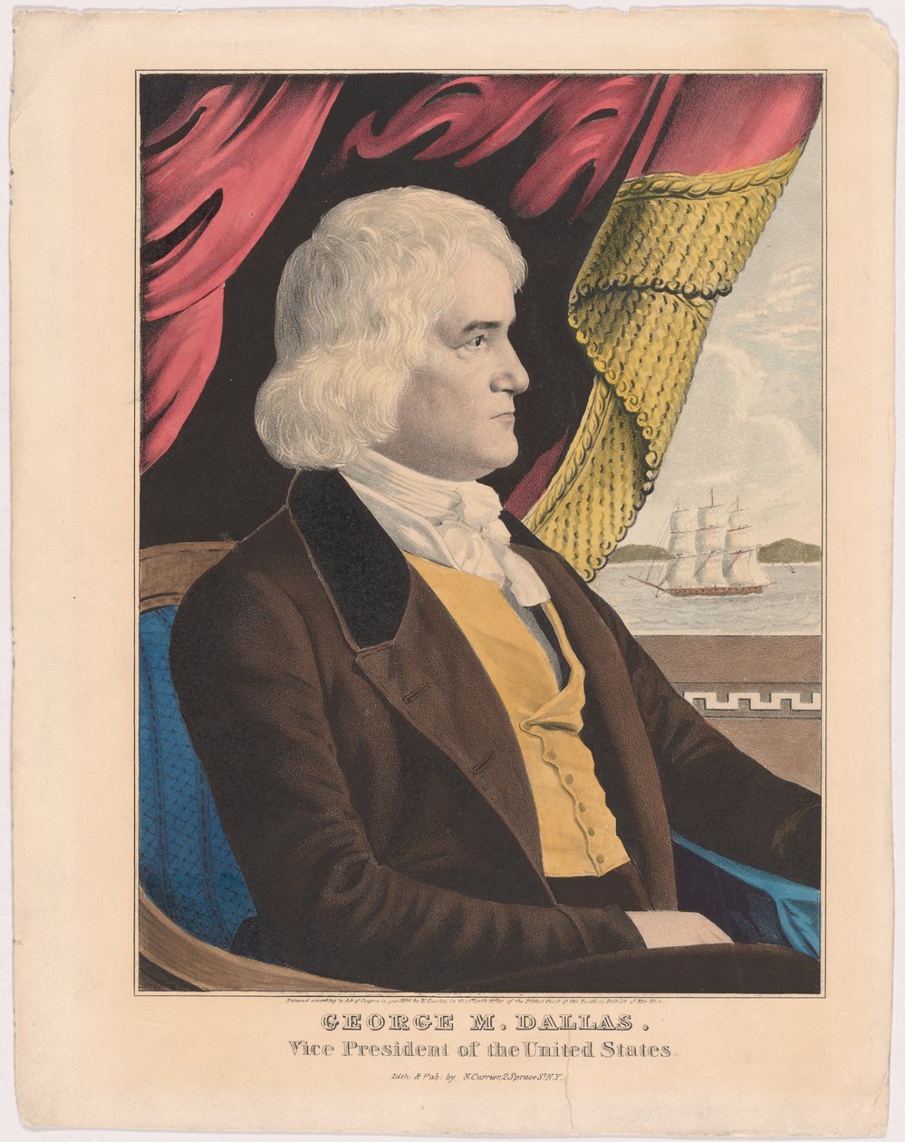 George Mifflin Dallas od Nathaniel Currier