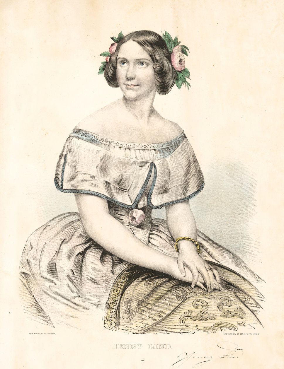 Jenny Lindová od Nathaniel Currier