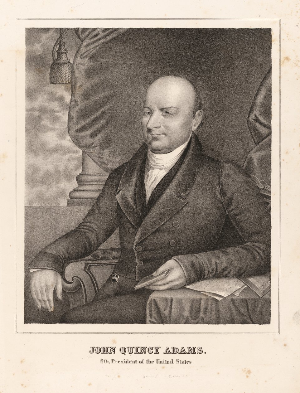John Quincy Adams od Nathaniel Currier