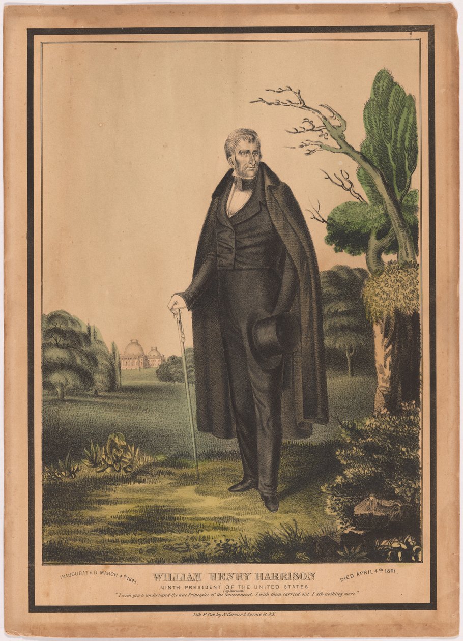 William Henry Harrison od Nathaniel Currier