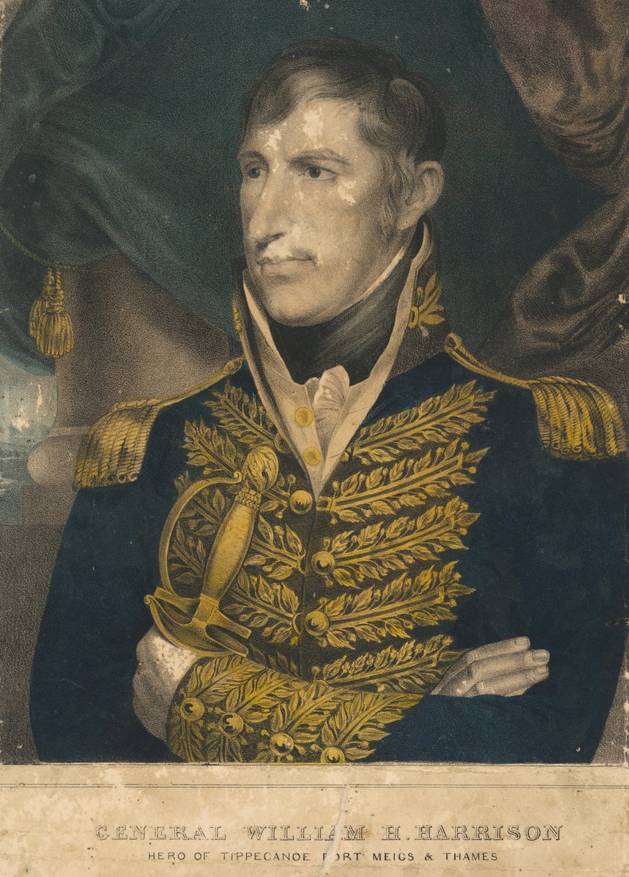 William Henry Harrison od Nathaniel Currier