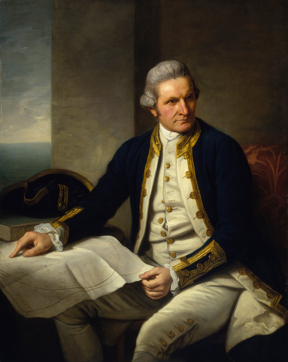 Kapitán James Cook (1728-1779) od Nathaniel Dance