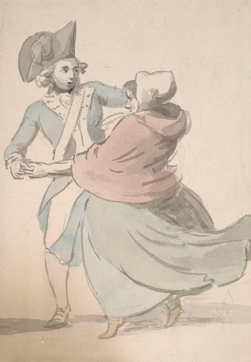 Tančící pár od Nathaniel Dance
