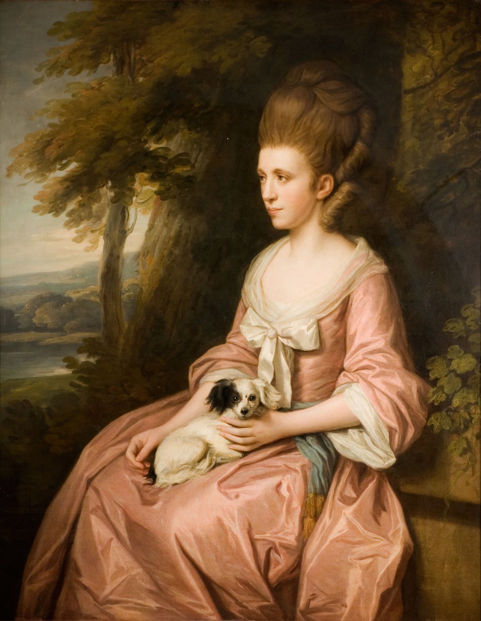 Portrét slečny Hargreavesové, 1750-1800. od Nathaniel Dance Holland