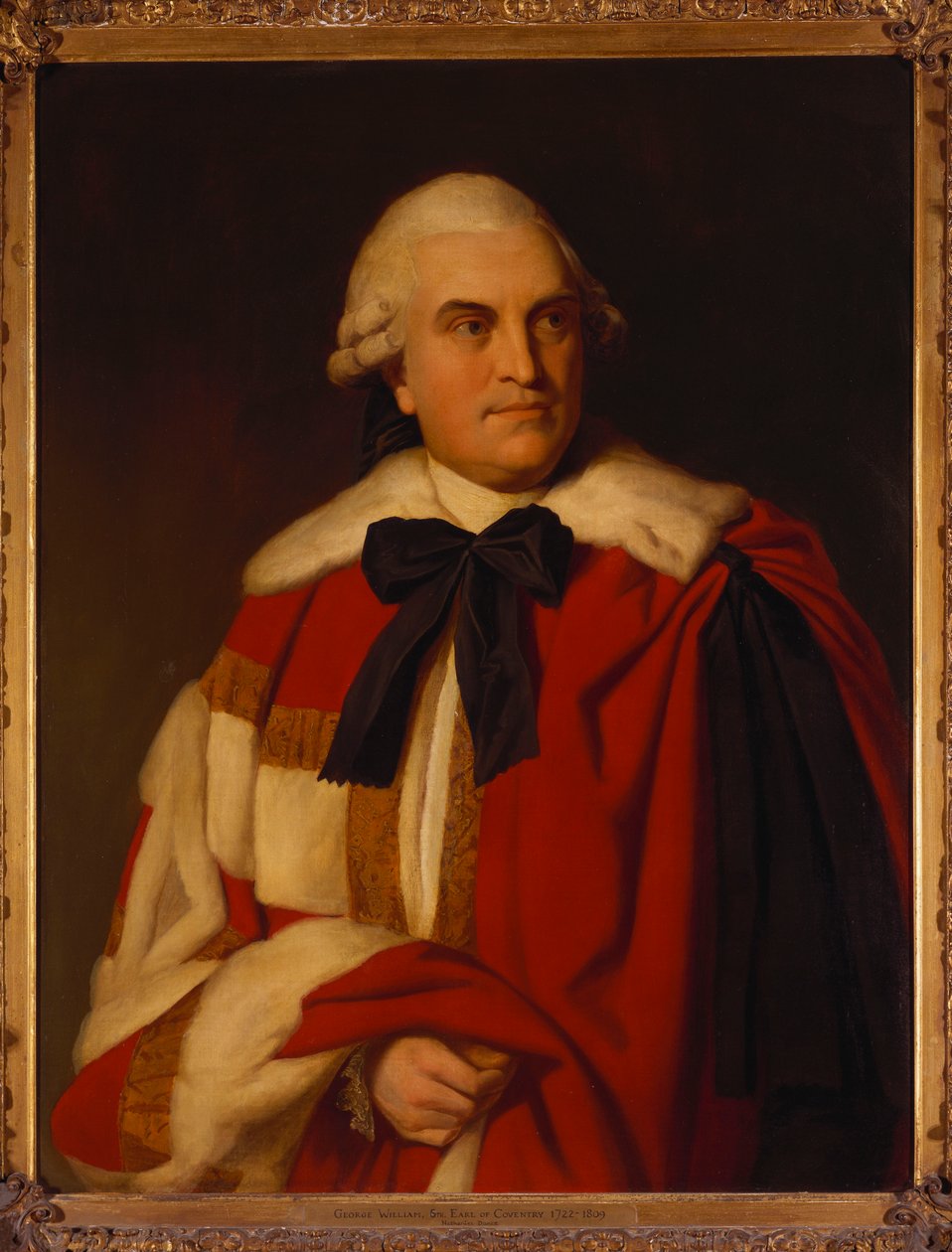 Portrét George Williama, 6. hraběte z Coventry, v Peer