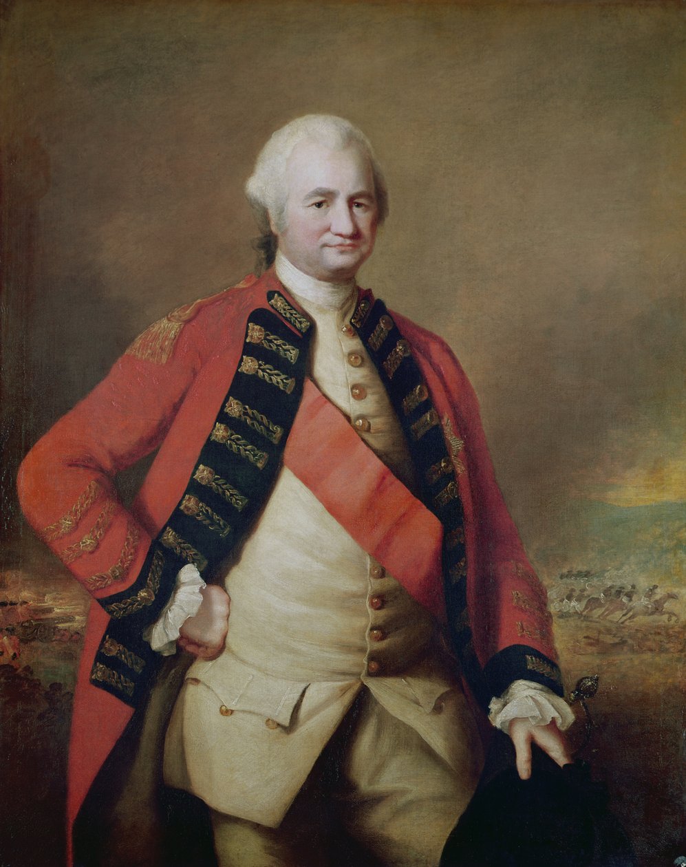 Portrét Roberta Cliva (1725-1774) 1. baron Clive, 1773 od Nathaniel Dance Holland