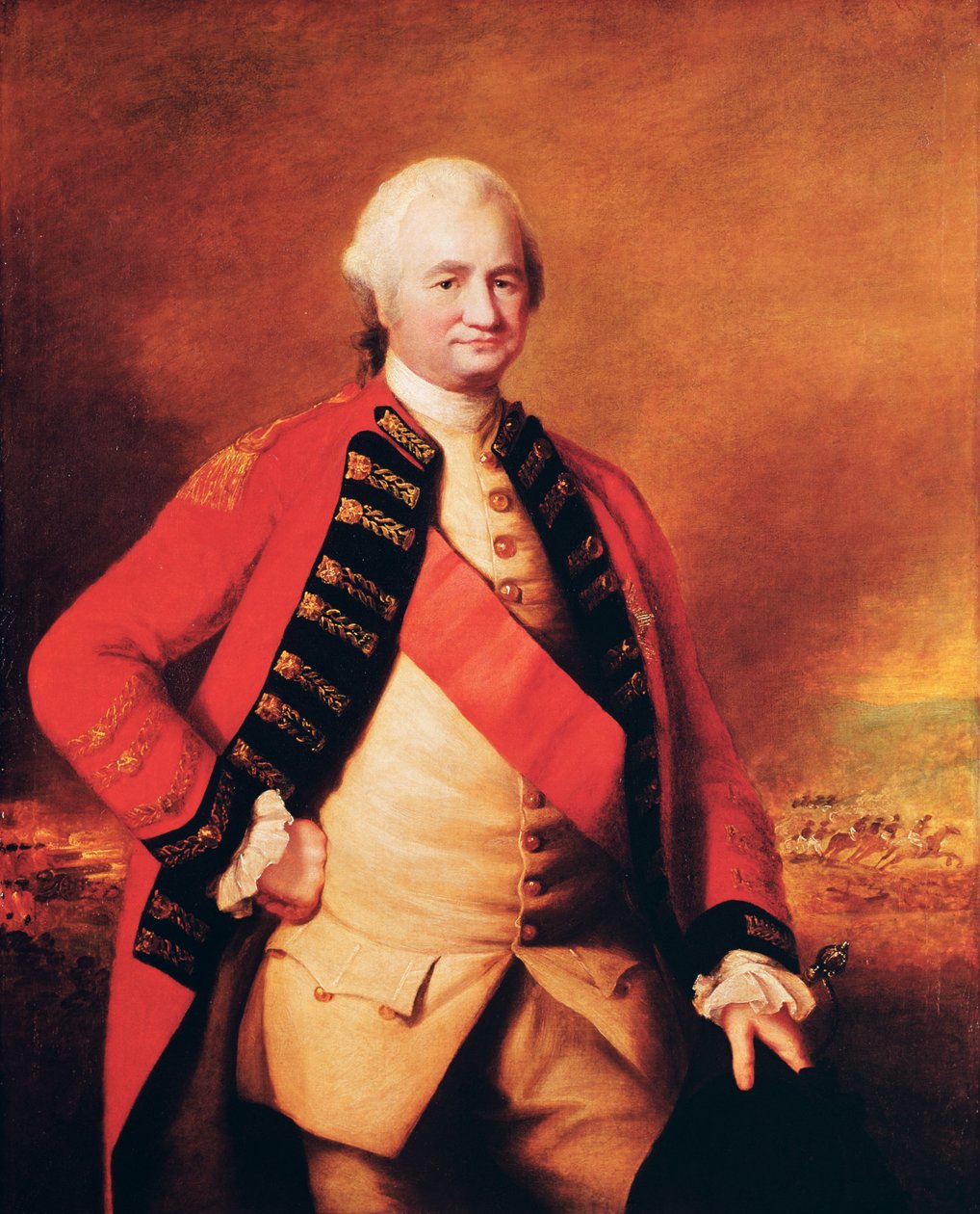 Robert Clive (1725–74) 1. baron Clive, kolem roku 1773 od Nathaniel Dance Holland