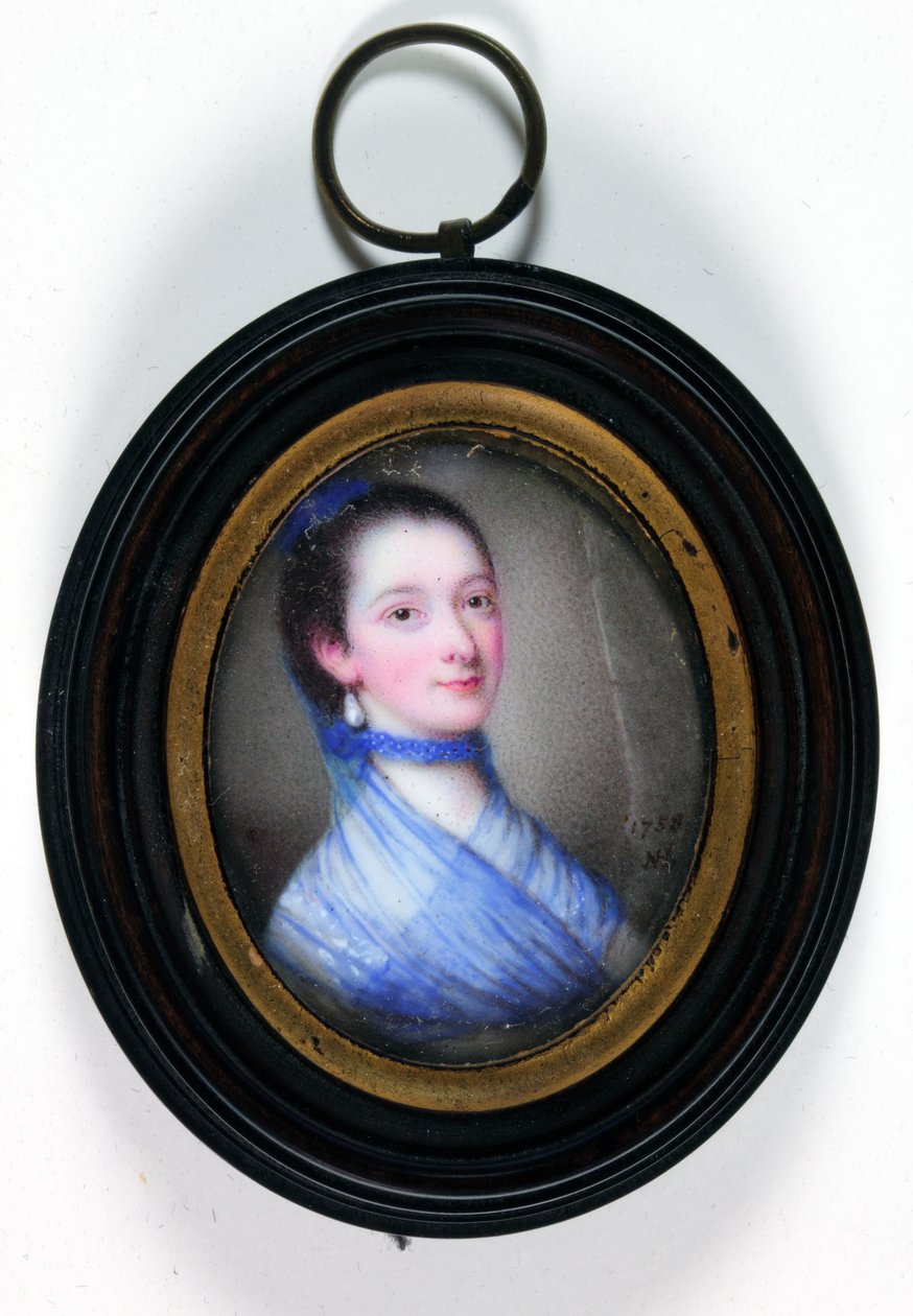 Lady Henrietta Cavendish Bentinck, pozdější hraběnka ze Stamfordu od Nathaniel Hone
