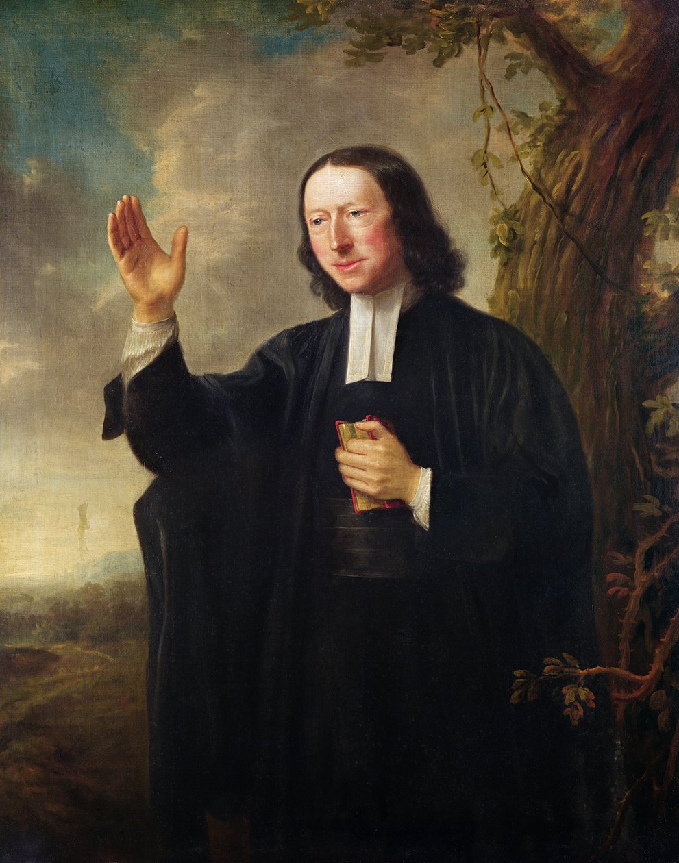 Portrét Johna Wesleyho, kolem roku 1766 (olej na plátně) od Nathaniel Hone