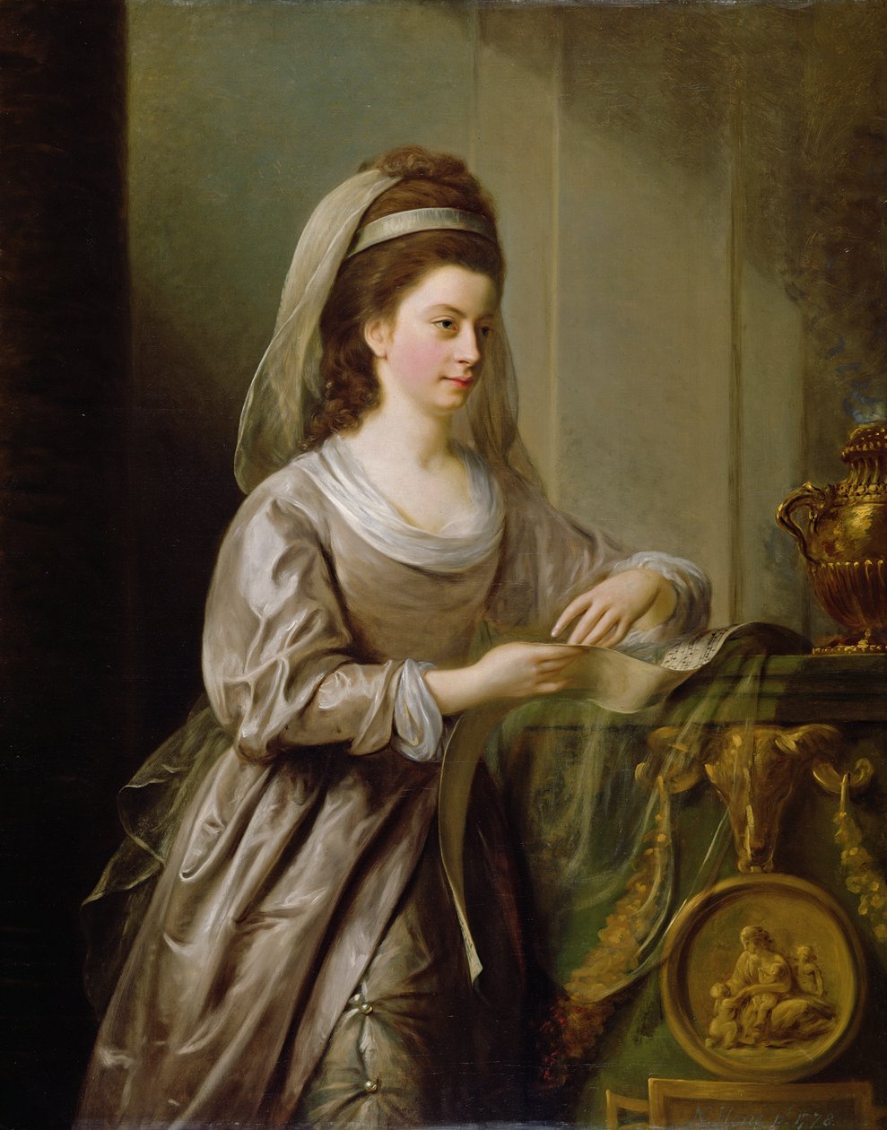 The Hon. Paní Nathaniel Curzonová, 1778 od Nathaniel Hone