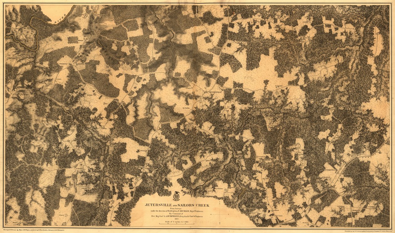 Jetersville a Sailors Creek od Nathaniel Michler