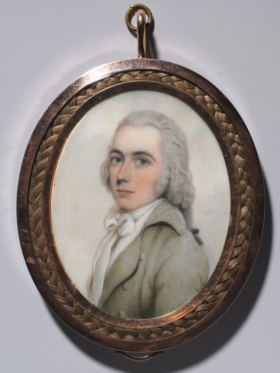 Dvojice Portrét muže a Portrét ženy, c. 1795. od Nathaniel Plimer