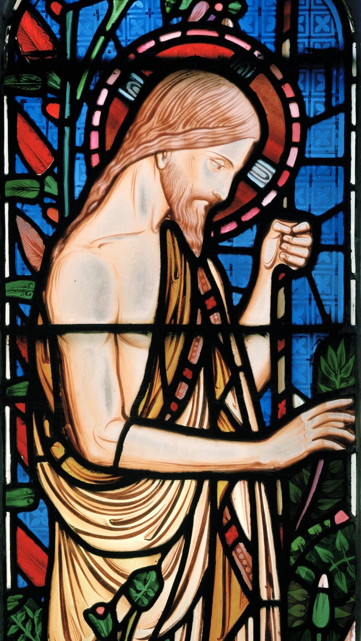 Noli Me Tangere, cca 1864 (barevné sklo) od Nathaniel Westlake