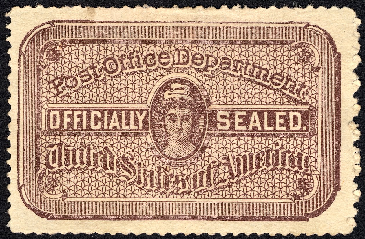 Poštovní pečeť, 1889. od National Bank Note Company