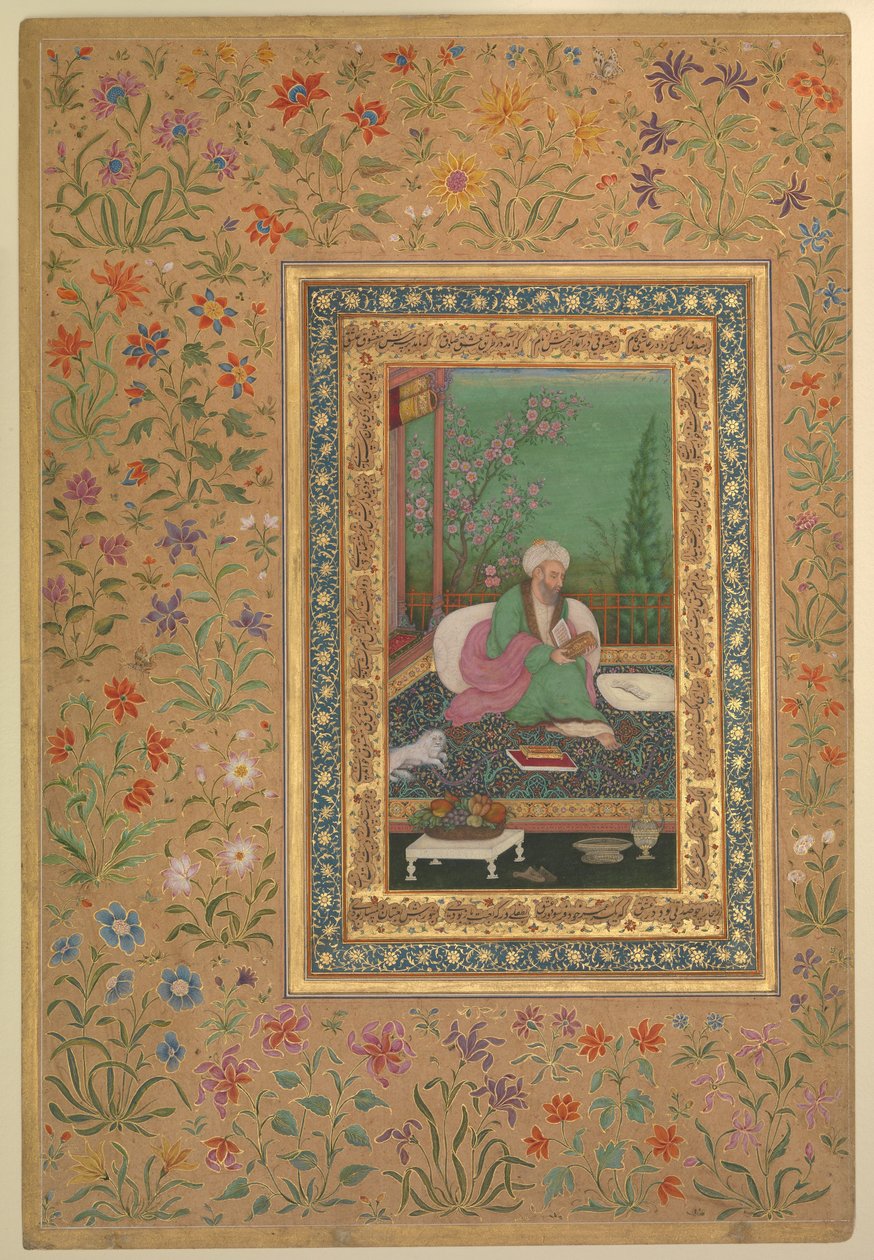 Ilustrace Ustad Mansur, známý jako Nãdir-al-‘As od Nãdir al ’Asr Ustad Mansur