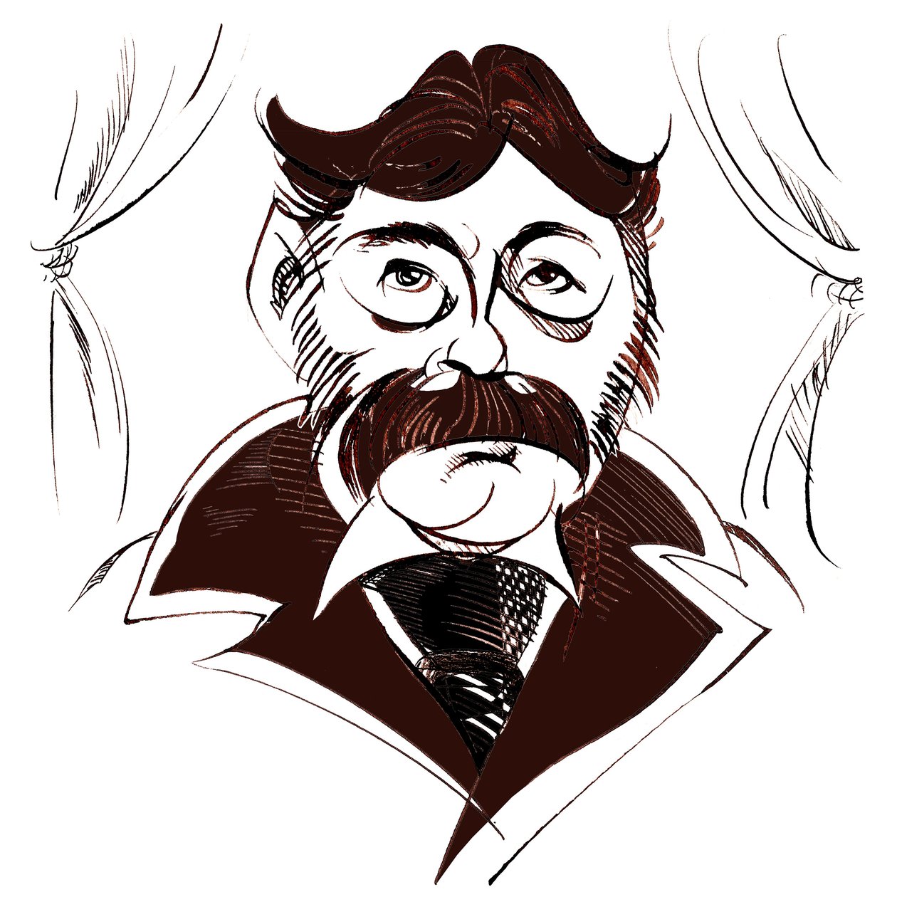 Arthur Sullivan, anglický operetní skladatel, 1842-1900 od Neale Osborne