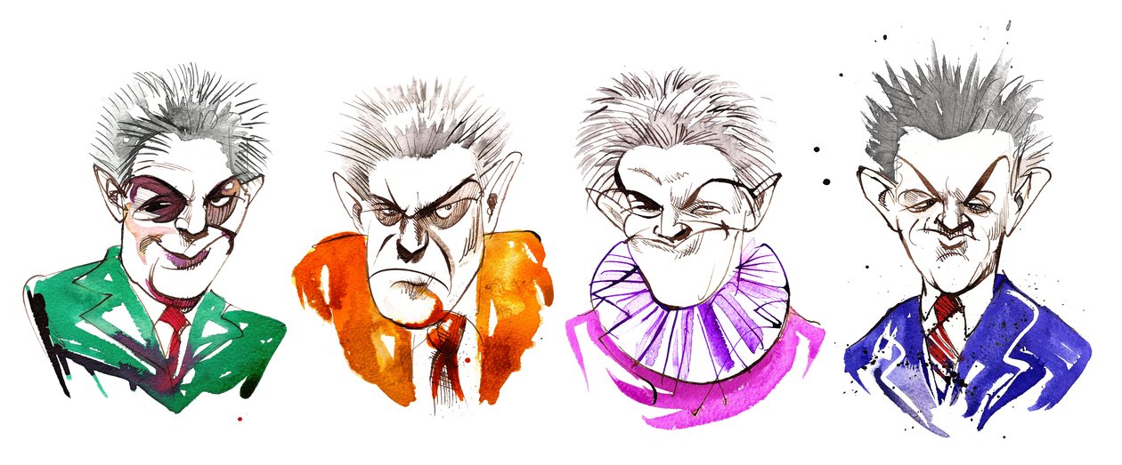 Carl Nielsen, karikatura od Neale Osborne