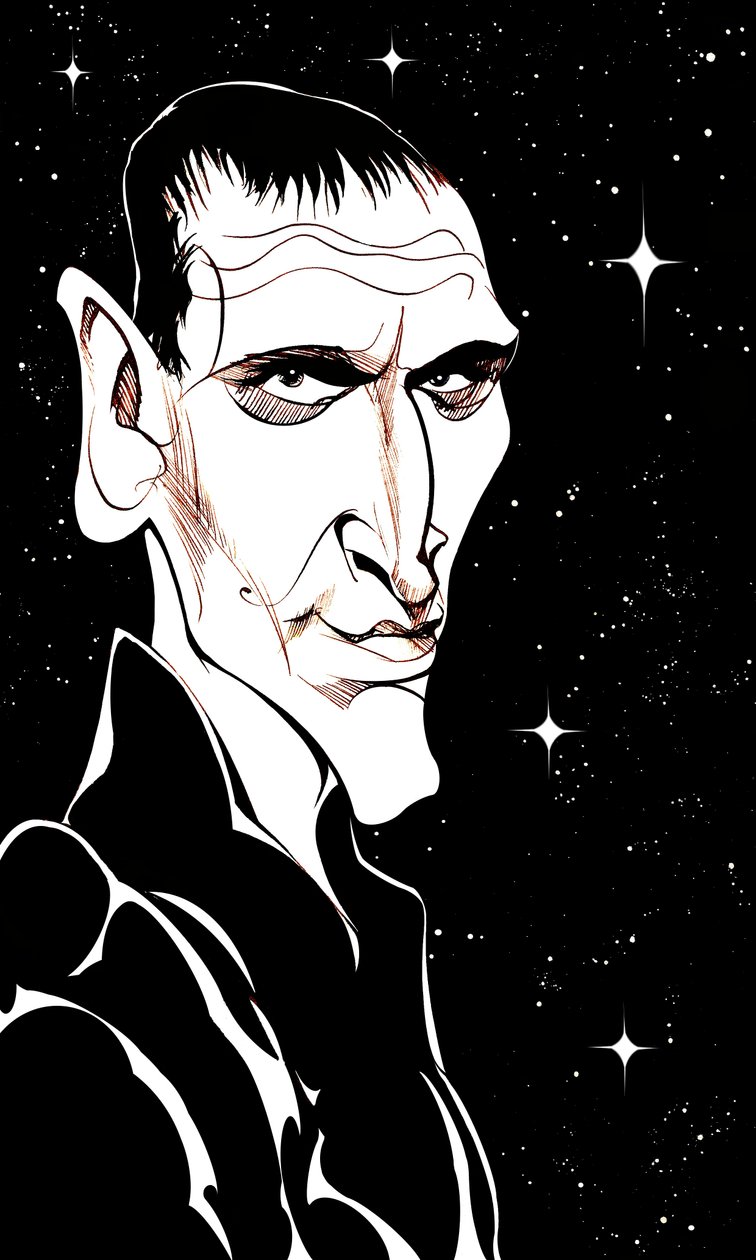 Christopher Eccleston jako Doctor Who ve stejnojmenném televizním seriálu BBC od Neale Osborne