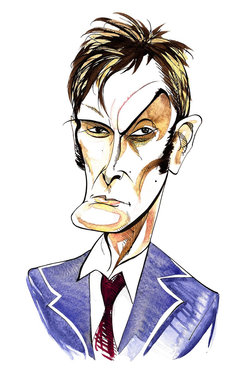 David Tennant jako Doctor Who ve stejnojmenném televizním seriálu BBC od Neale Osborne