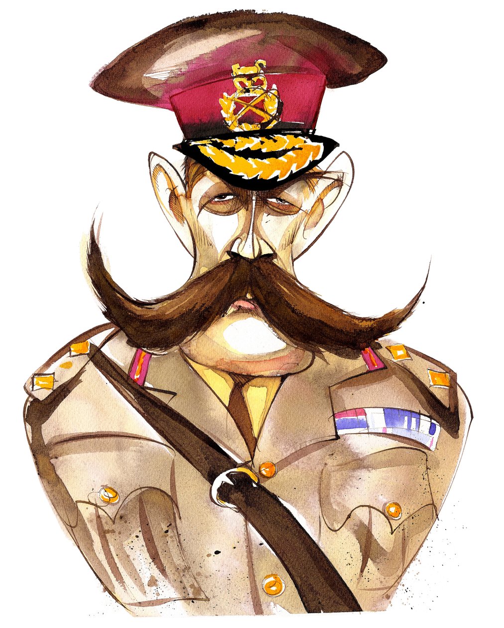 Irský narozený, britský Field Marshall, First Earl Kitchener od Neale Osborne