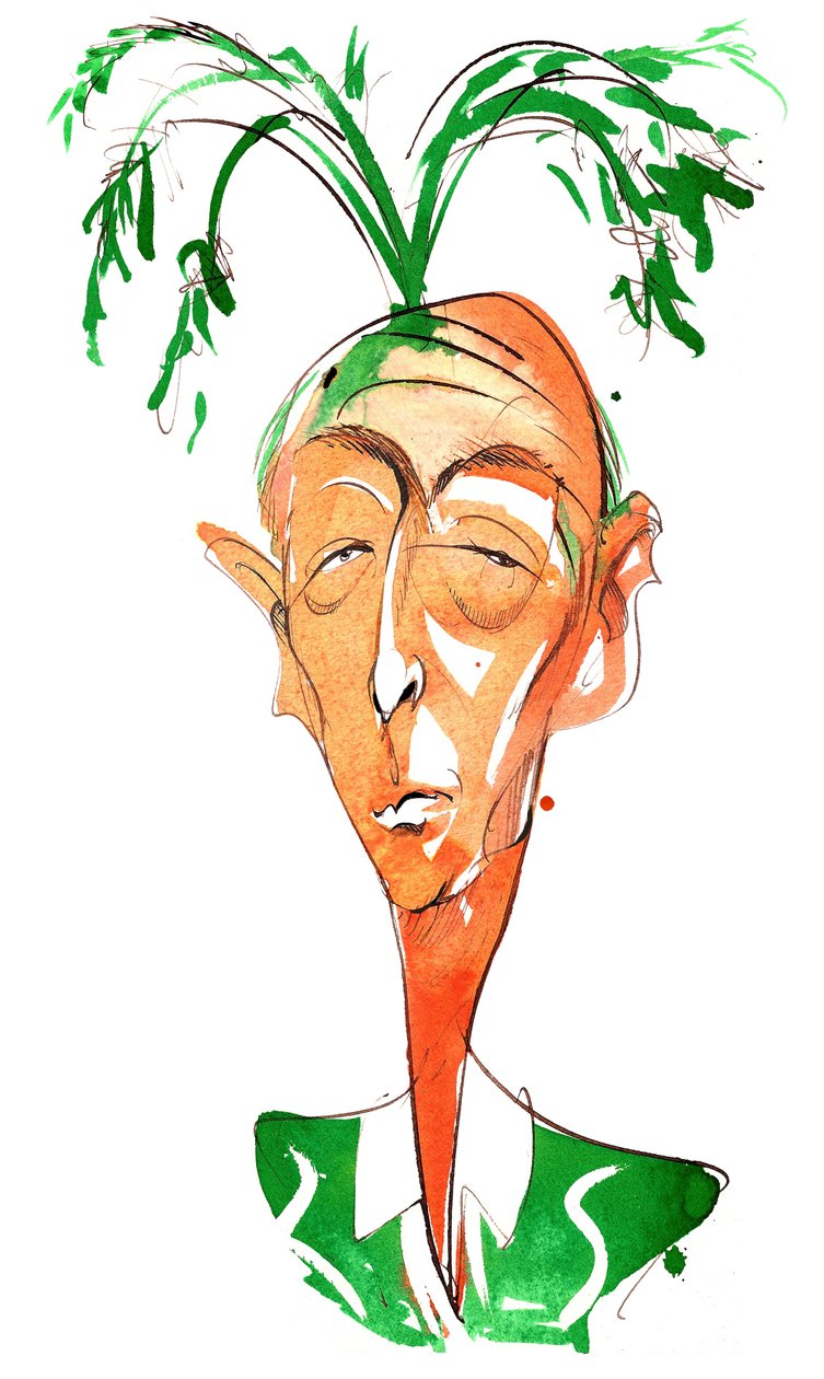 Jasper Carrott (umělecké jméno Roberta Davise) anglický komik, herec a televizní moderátor od Neale Osborne