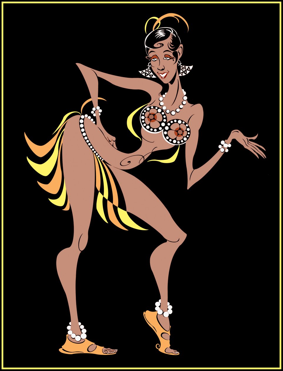 Josephine Baker od Neale Osborne