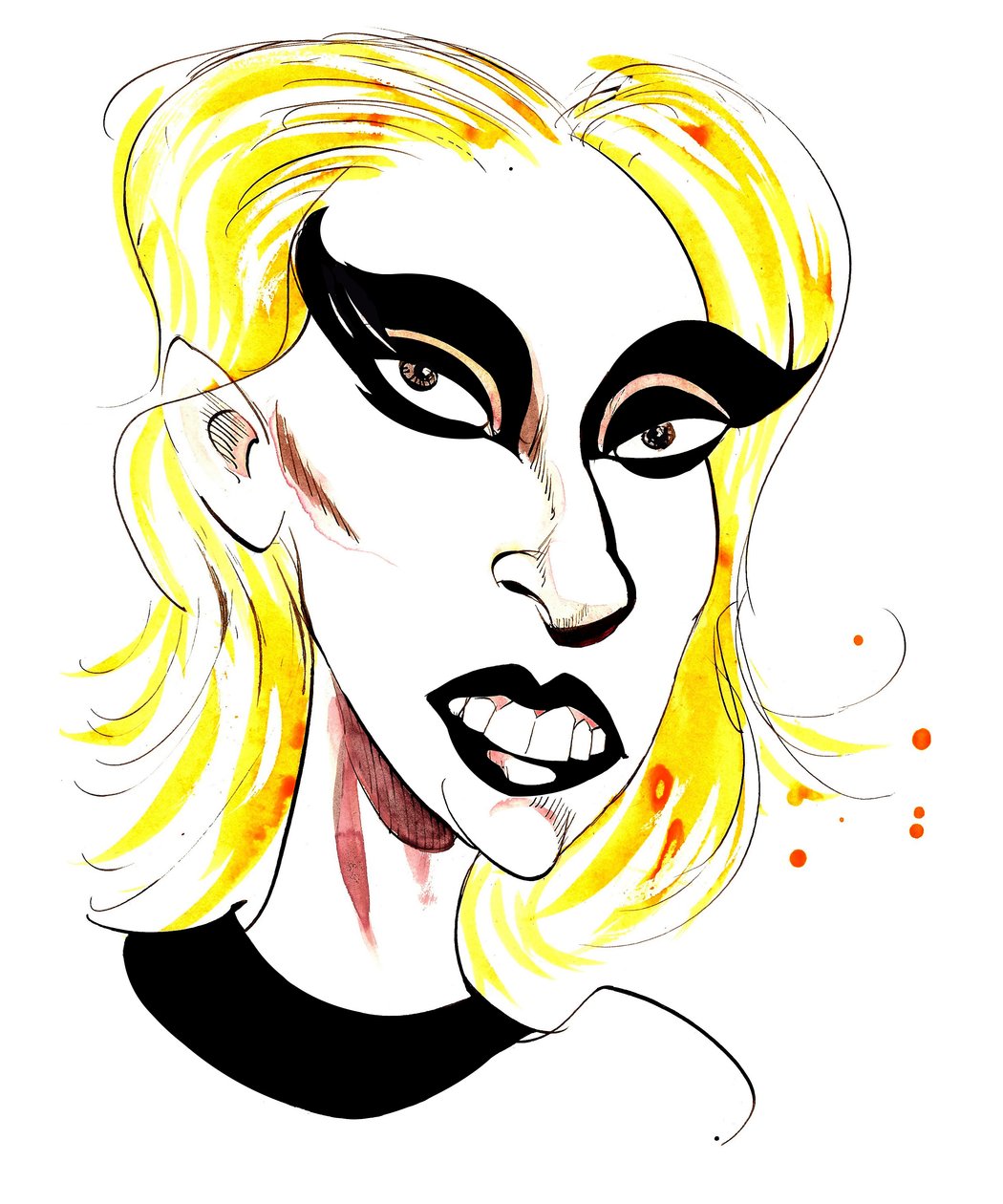 Lady Gaga - karikatura od Neale Osborne