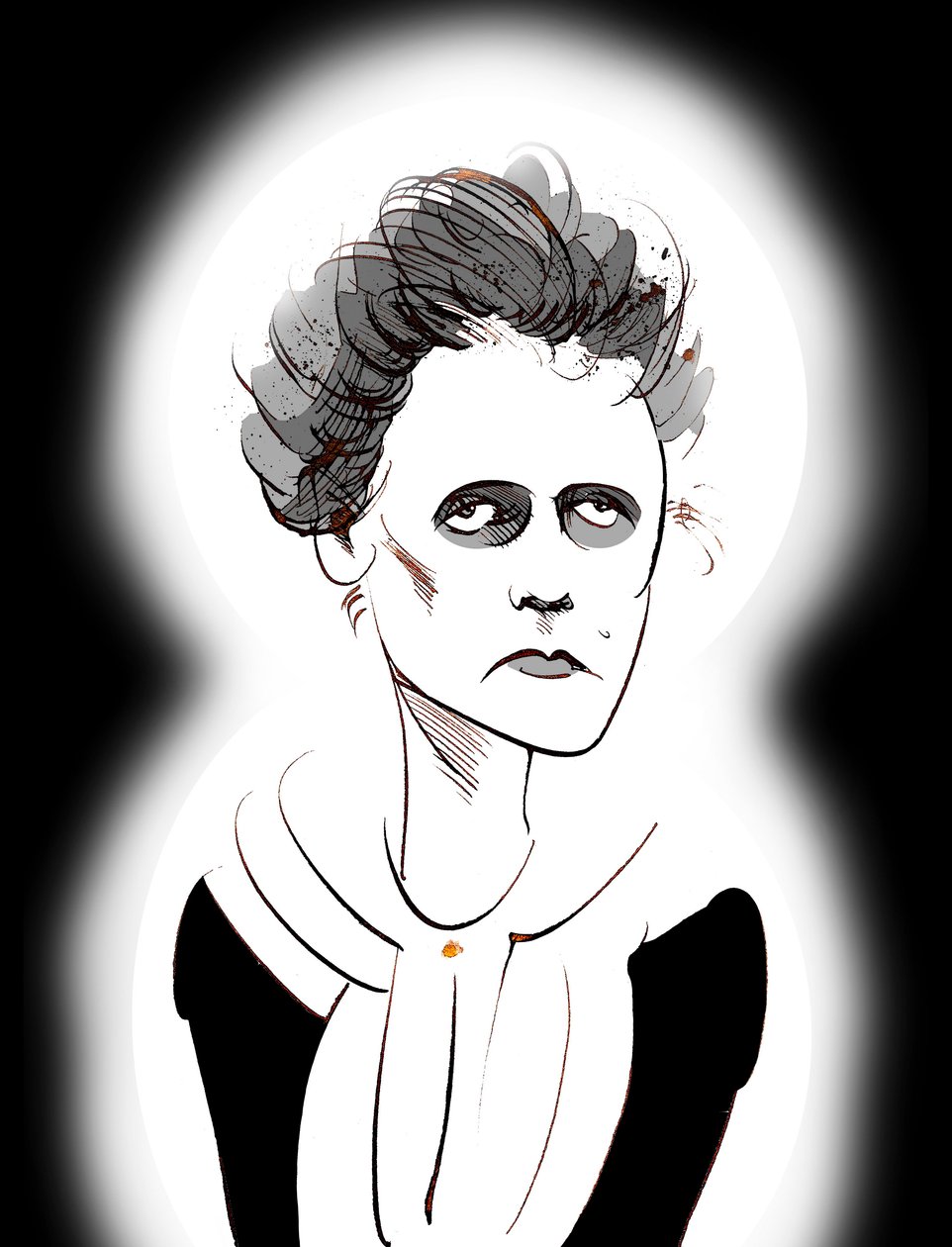 Marie Curie, francouzský fyzik, 1867-1934 od Neale Osborne