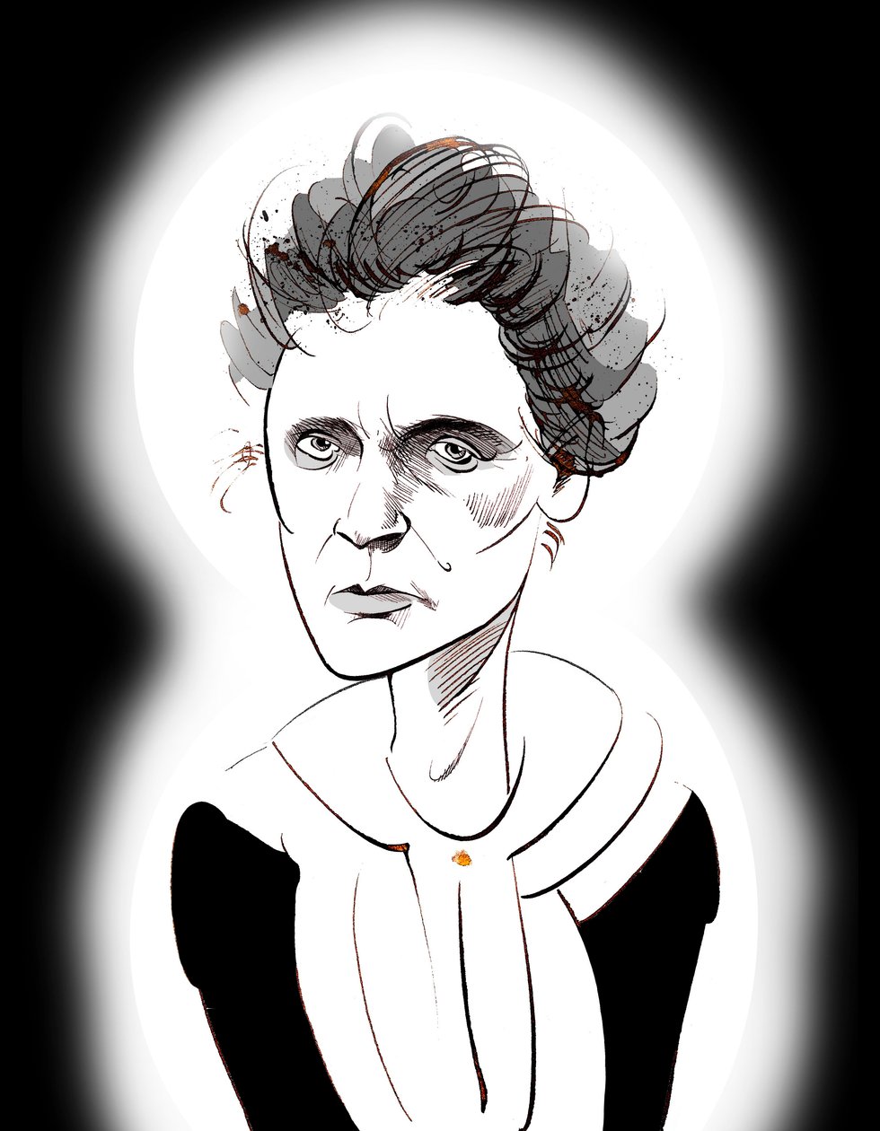Marie Curie, francouzský fyzik, 1867-1934 od Neale Osborne