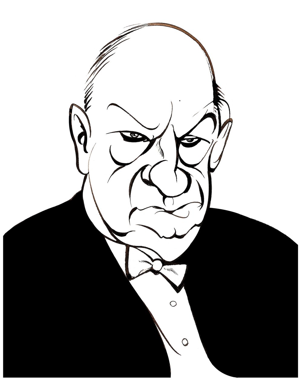 Paul Hindemith - karikatura od Neale Osborne