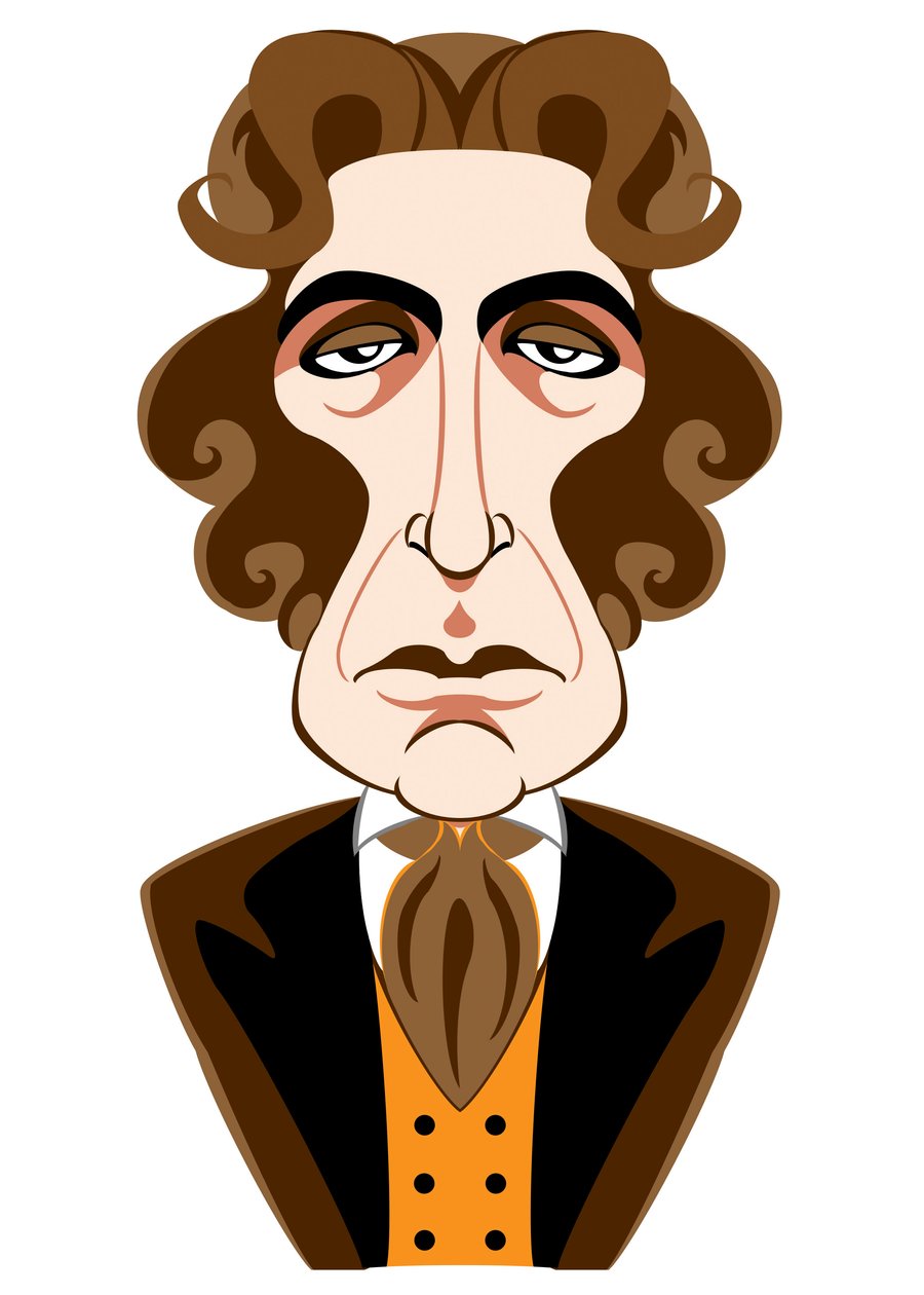 Paul McGann jako Doctor Who - karikatura od Neale Osborne