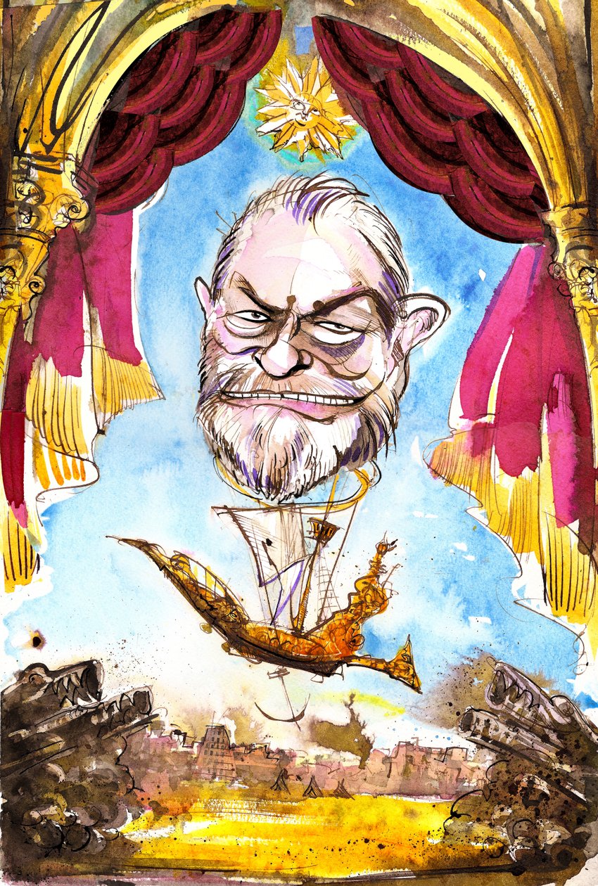 Terry Gilliam – britský filmový režisér, scenárista, člen Monty Python a animátor amerického původu, narozen 1940 od Neale Osborne