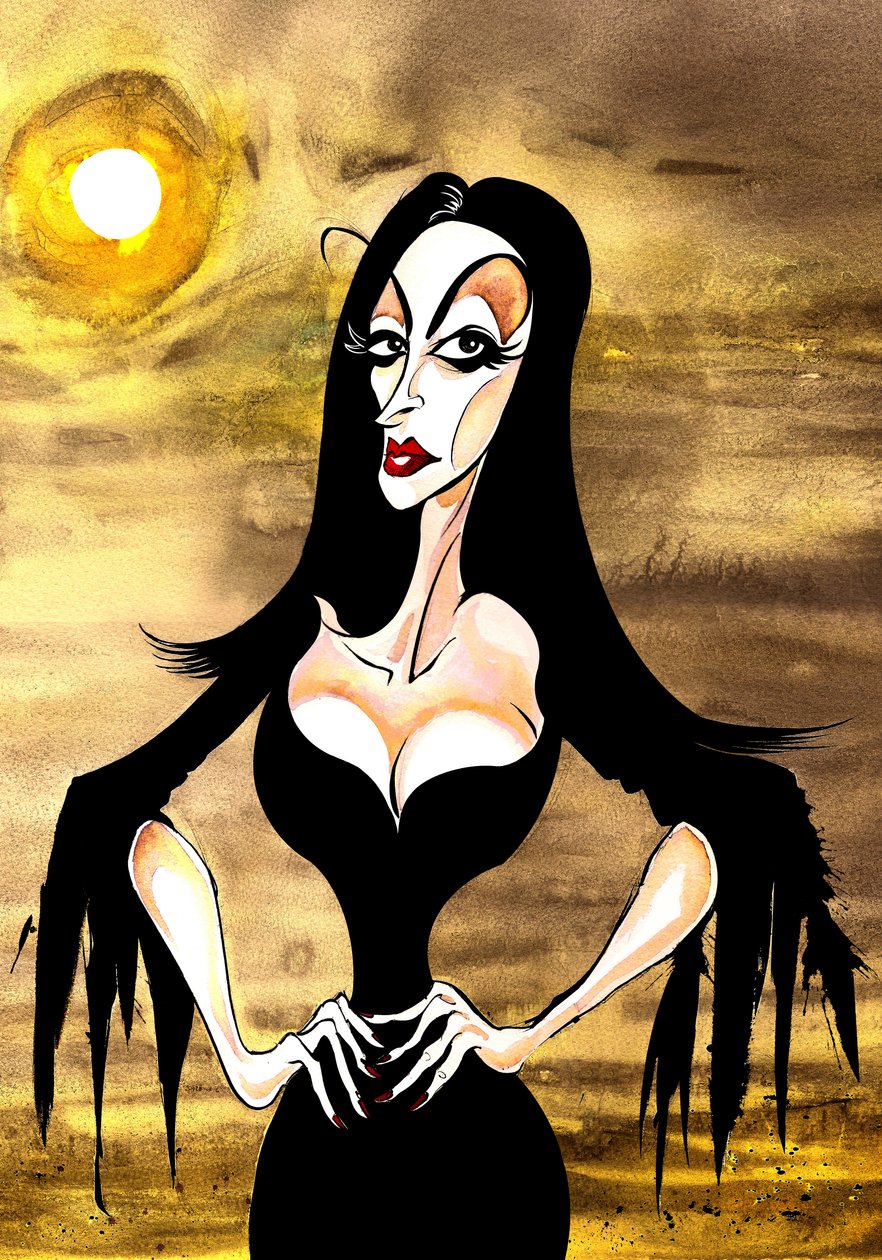 Vampira z filmu Ed Wood z roku 1994 režiséra Tima Burtona od Neale Osborne