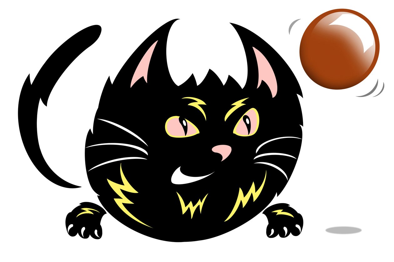Zap Cat - karikatura od Neale Osborne