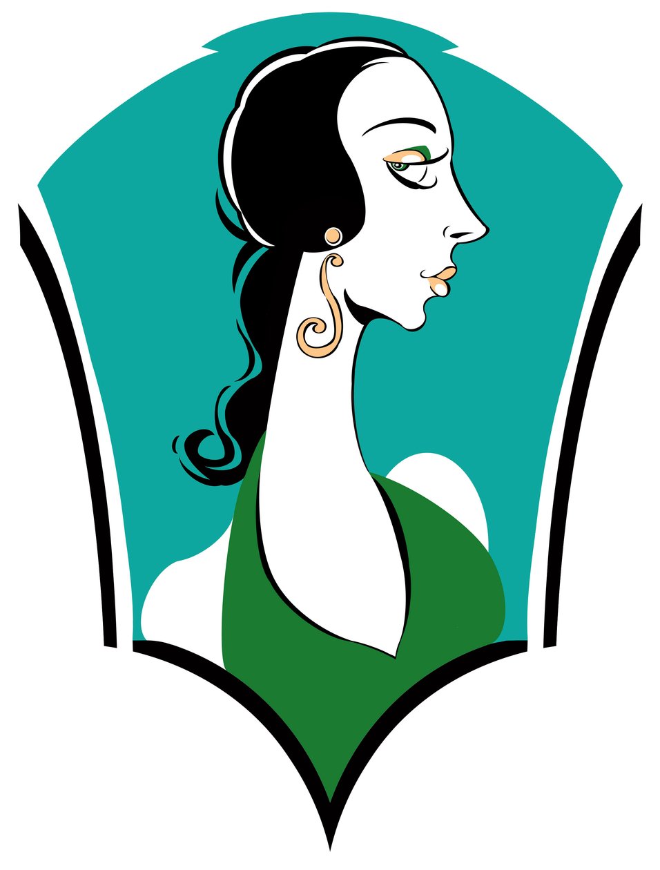 Móda 20. let: styl art deco od Neale Osborne