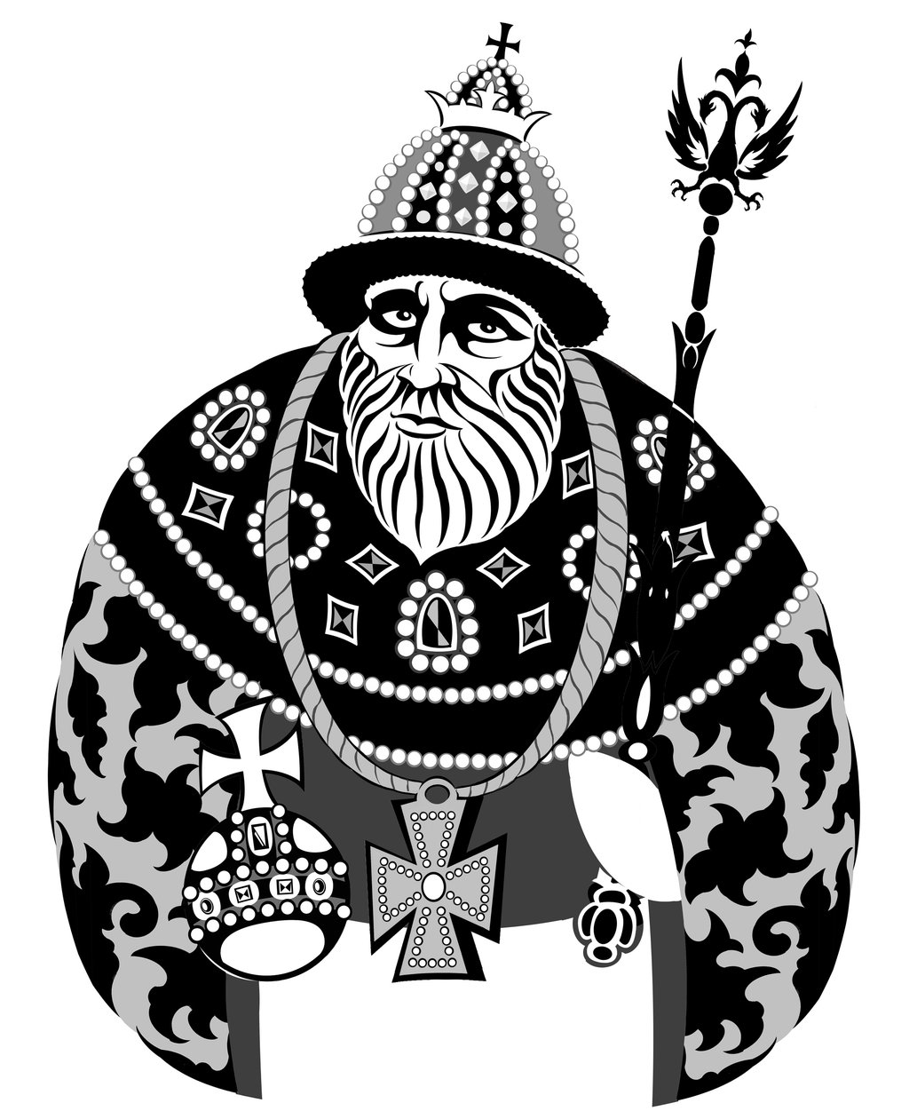 Boris Godunov, 2022 (digitální) od Neale Osborne