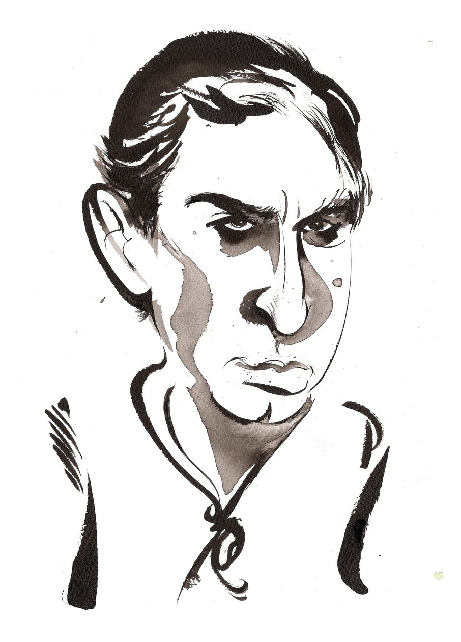 Busby Berkeley, 2025 (inkoust) od Neale Osborne