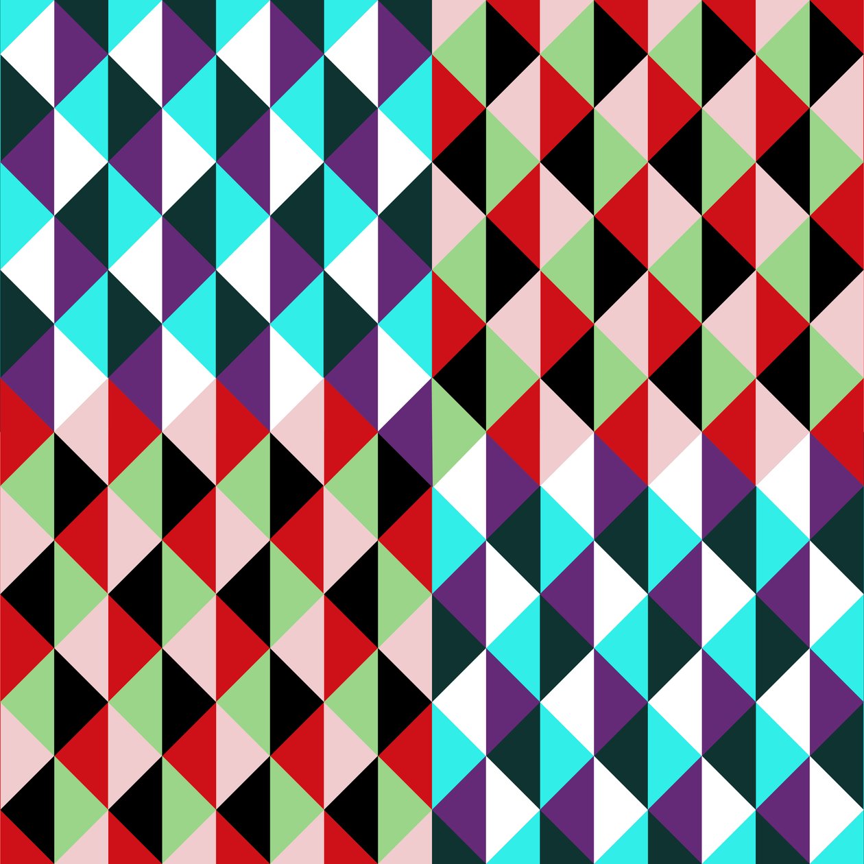 Dekorativní textilní design, 2016 (digitální) od Neale Osborne