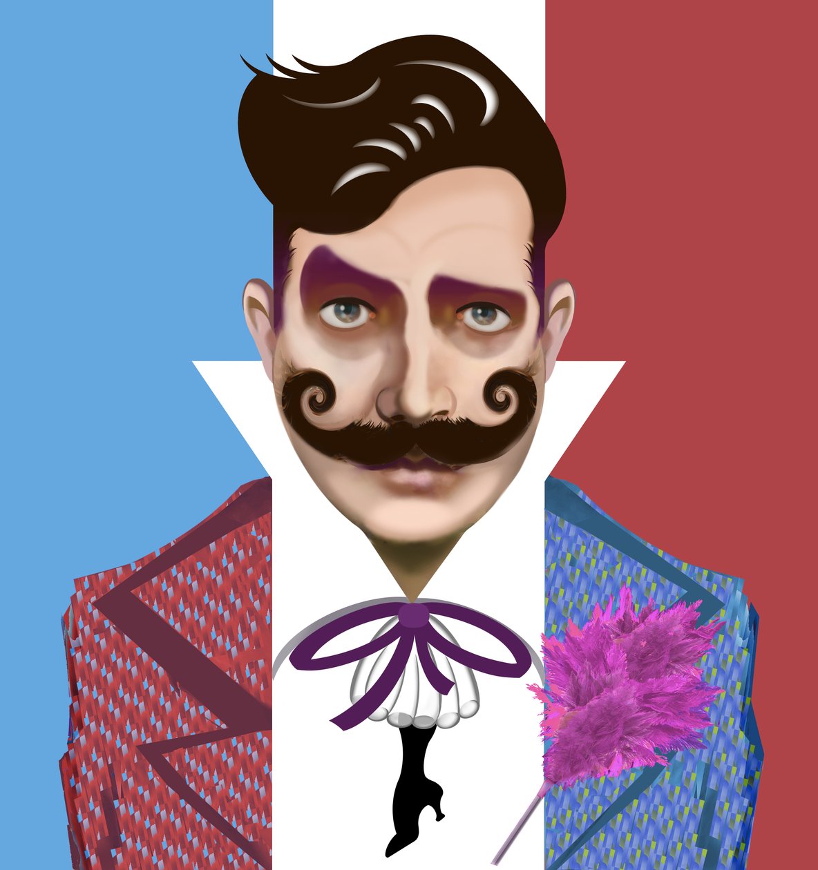 Georges Feydeau, 2021 (digitální) od Neale Osborne