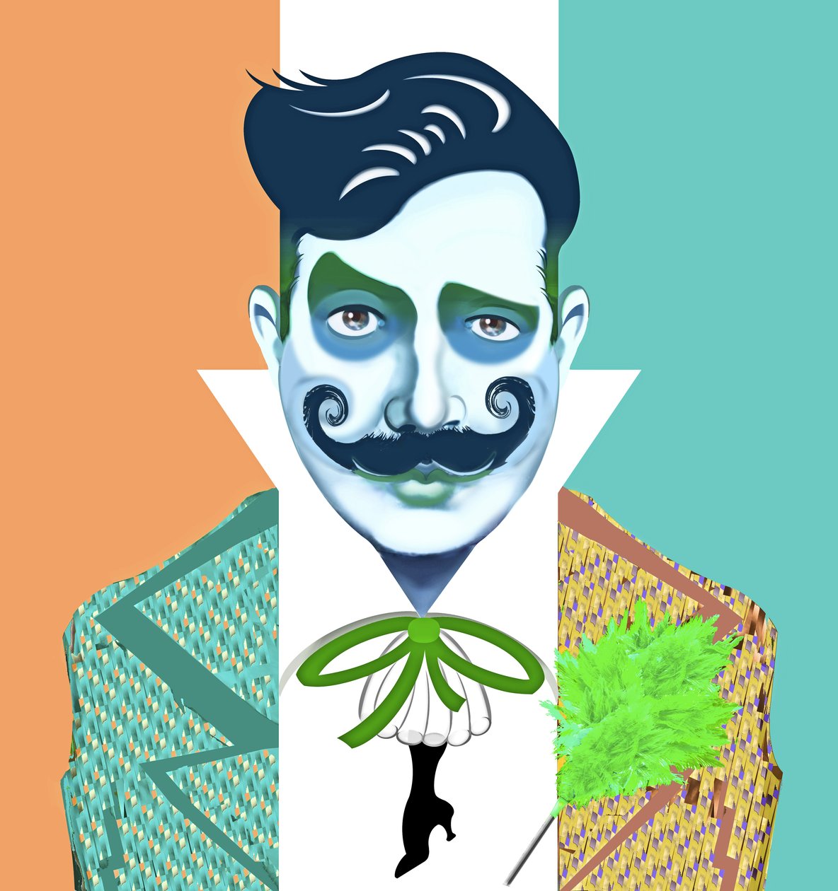 Georges Feydeau, 2021 (digitální) od Neale Osborne