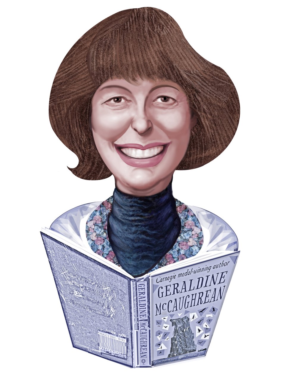 Geraldine McCaughrean, 2021 (digitální) od Neale Osborne